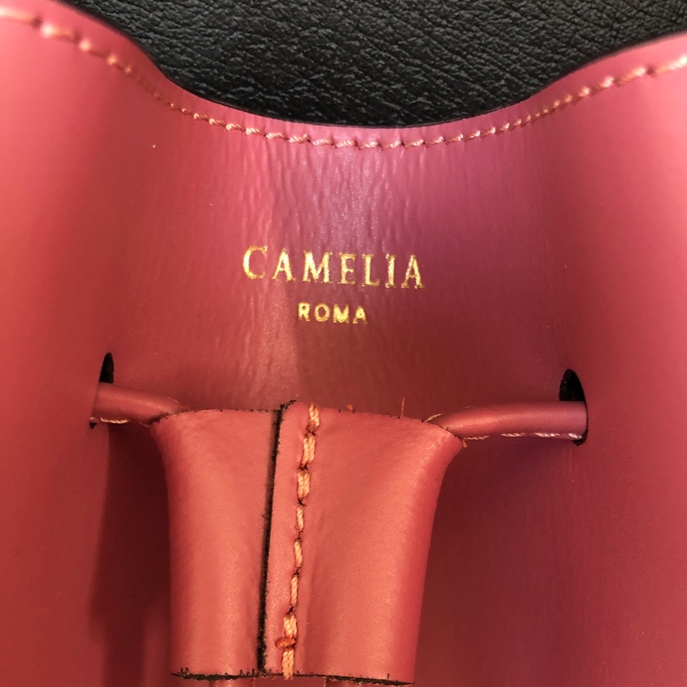 Backpack Pink Camelia Roma - Picture 3 of 4